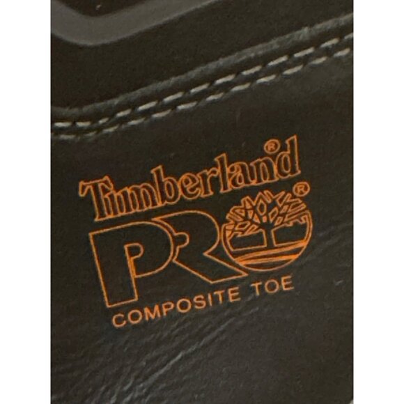 Timberland Pro Composite Toe Mens Work Boots Size 14W Black & Orange Durable Des - Picture 2 of 12